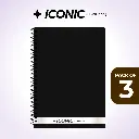 Iconic Spiral Notebook A4 size 200 pages Pack of 3